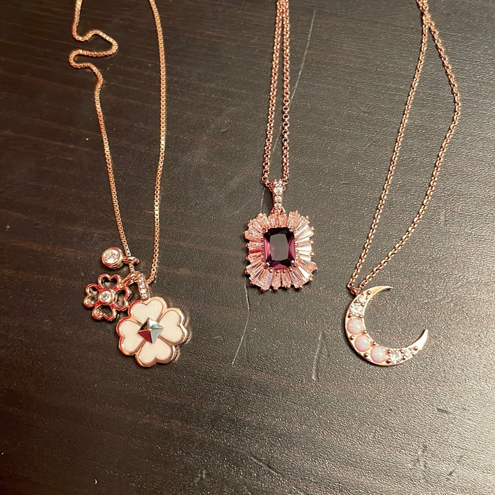 Rose Gold Necklace Lot